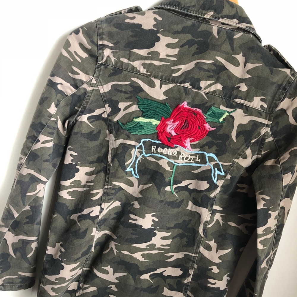 Girls military style jacket